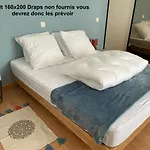 Vakantiehuis Maison De Village Avec Jardin 15mn Des Plages, Wifi, 2 Chambres, Jardin Hesdin-lʼAbbé
