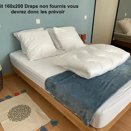 Vakantiehuis Maison De Village Avec Jardin 15mn Des Plages, Wifi, 2 Chambres, Jardin Hesdin-lʼAbbé